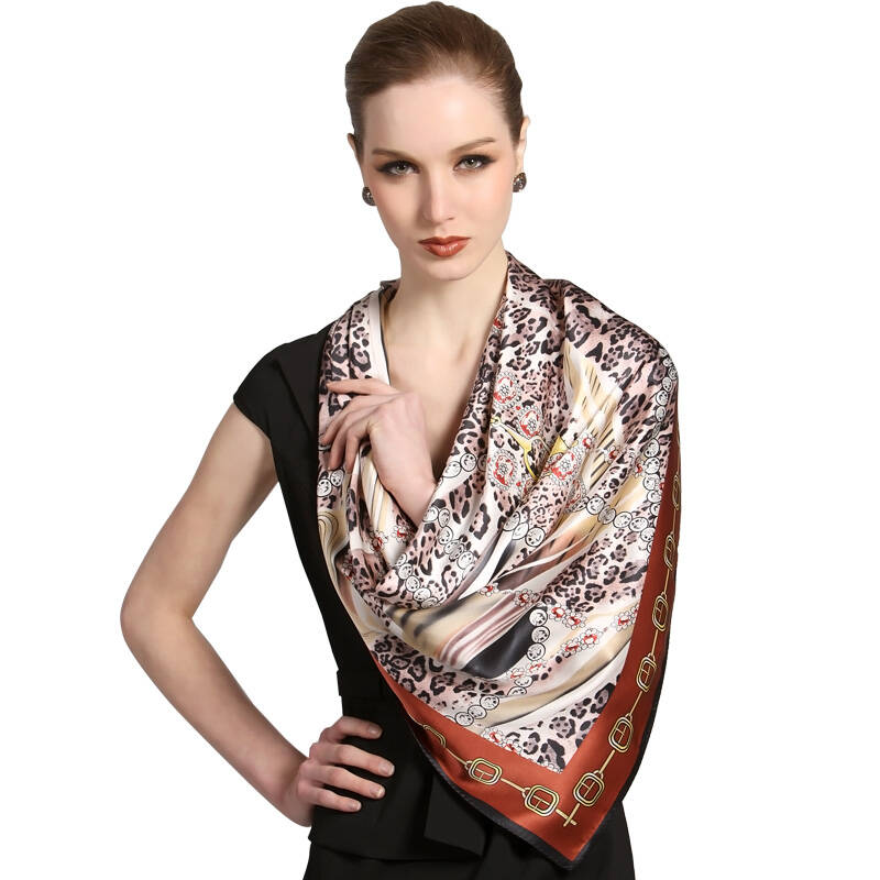 宝石蝶baoshidi丝巾女士桑蚕丝围巾真丝礼品大方巾/贵缤世界 1号色