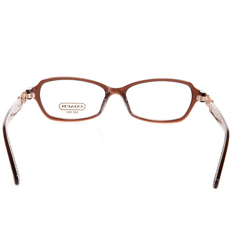 coach 蔻驰 女款时尚棕色板材镜架眼镜框 hc6017a 5059 54 ym