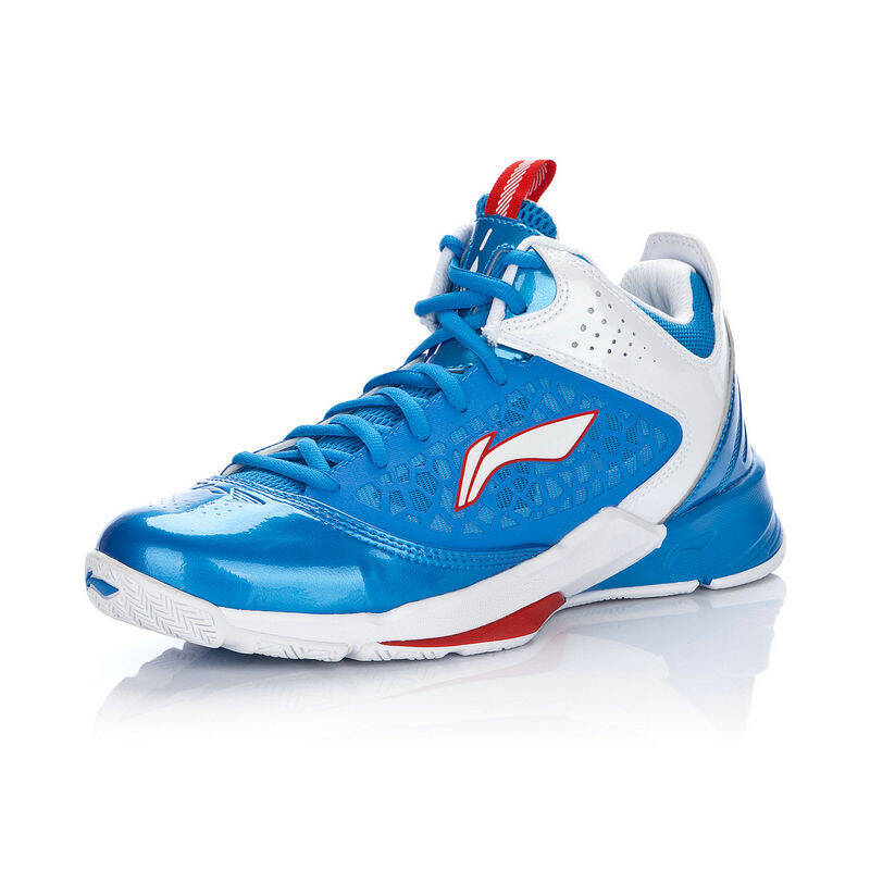 正品【2013年新品】李宁男子音速篮球场地鞋abph047-1/abph047-3 蓝色