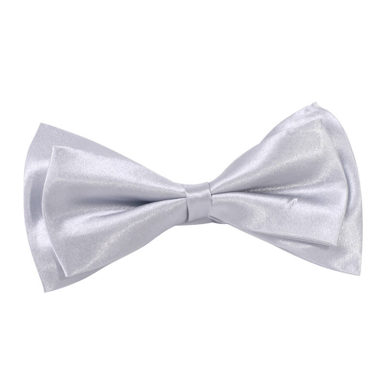 领结新郎礼服领结 婚礼结婚领结 正装男士韩版窄01 银色02