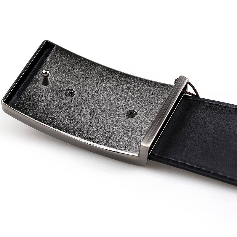 金利来男士板扣皮带bgba4067-71黑色