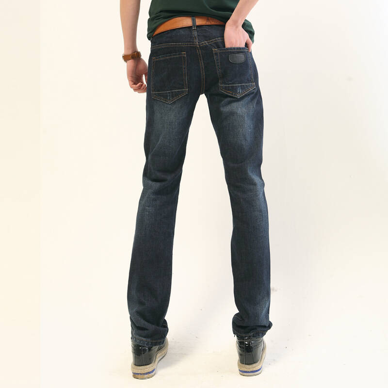 2013夏装新款 时尚休闲低腰修身长裤子牛仔裤 男 00913 蓝色 31