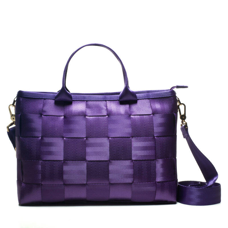 a&i 萨拉系列s6-01 安全带编织包手拿包 时尚女包 皇家紫