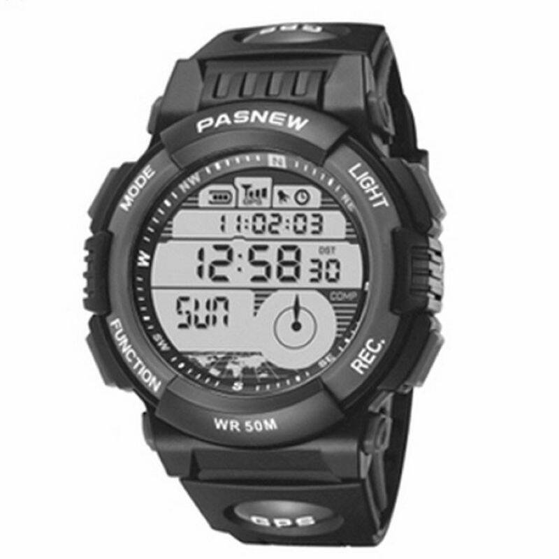 pasnew 百圣牛电子表gps导航表多功能表户外运动手表防水男表 pse-402
