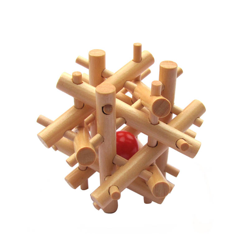 成人木制益智玩具 古典玩具 孔明锁鲁班锁 十二姐妹