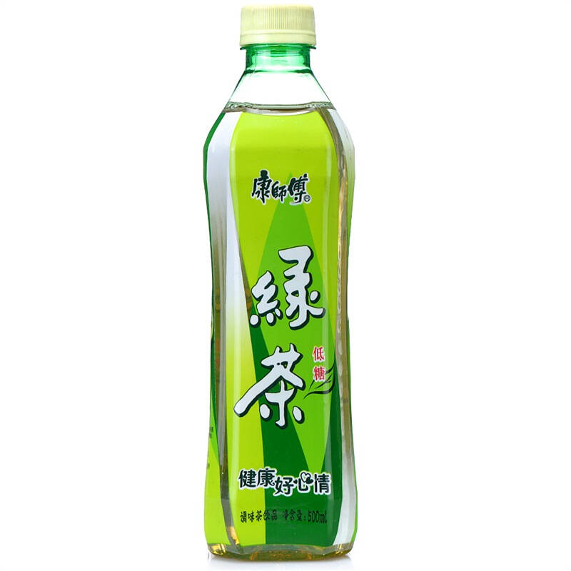 康师傅绿茶500ml(加送100ml)瓶装 自营