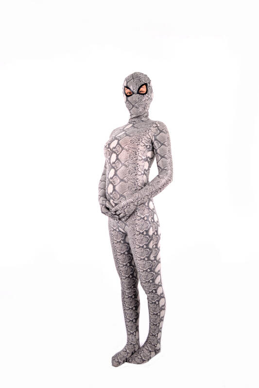 豹猫兔 蛇皮纹全包紧身衣 全包紧身衣 编号bmth001