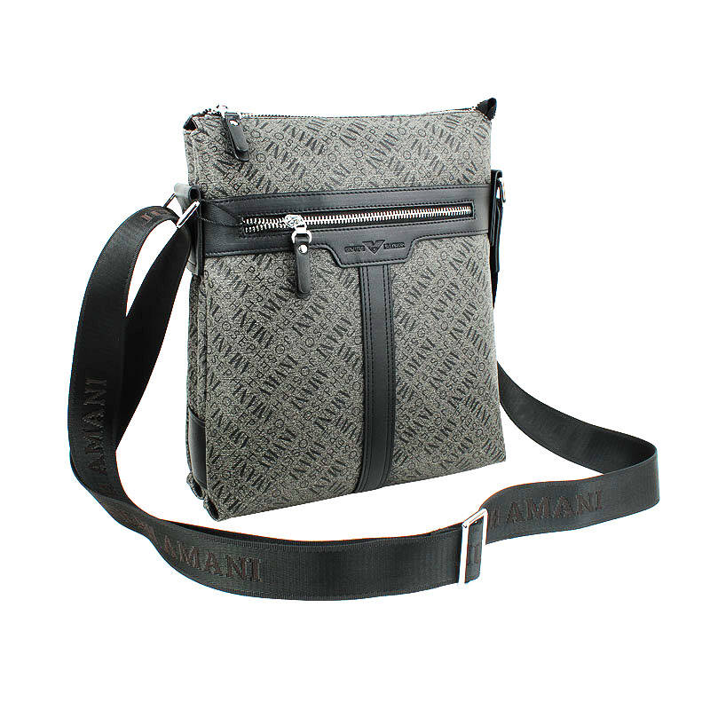 josephamani 卓梵阿玛尼 男士pu单肩斜跨包商务休闲公文包