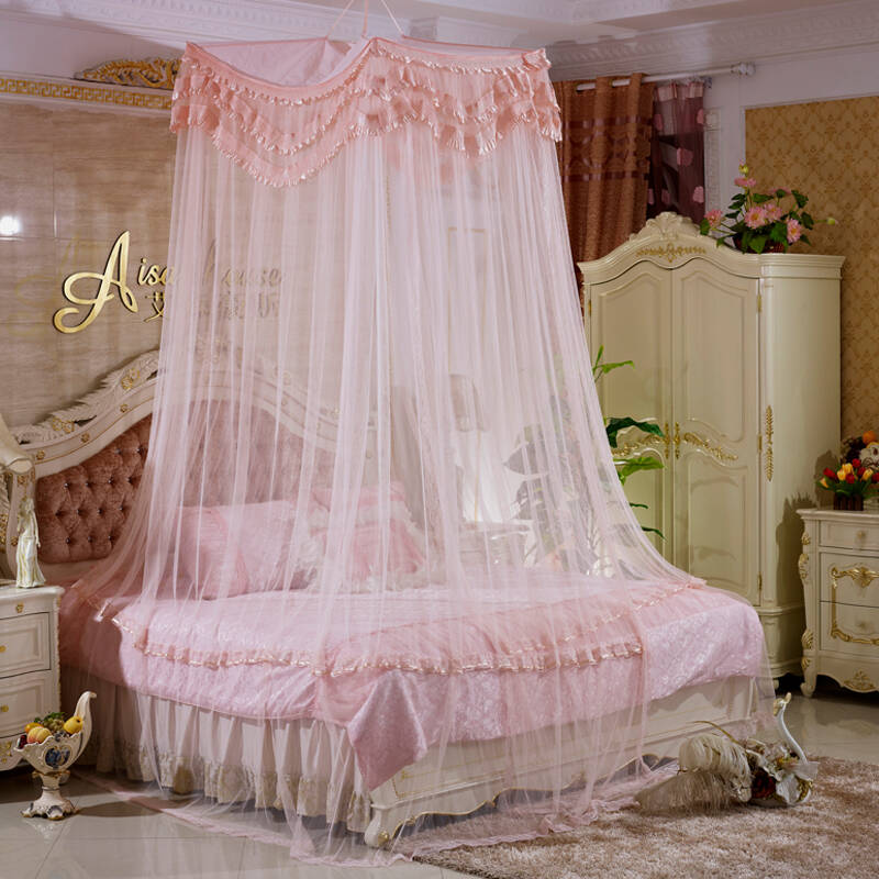 蚊帐 加密加大 落地蚊帐 宫廷公主 圆顶方顶蚊帐2013升级版 玉色蚊帐