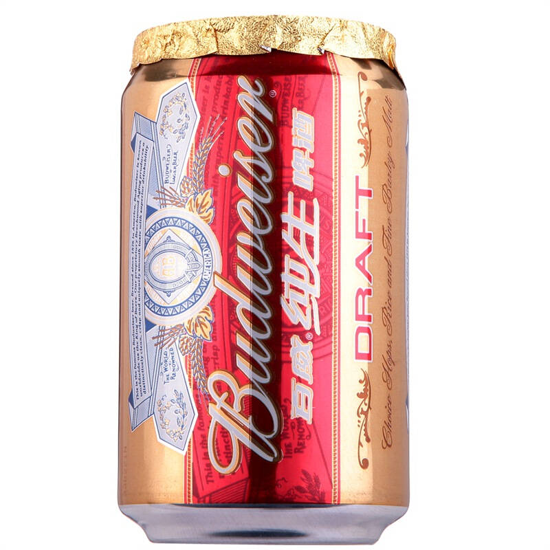 budweiser 百威纯生啤酒330ml*6听