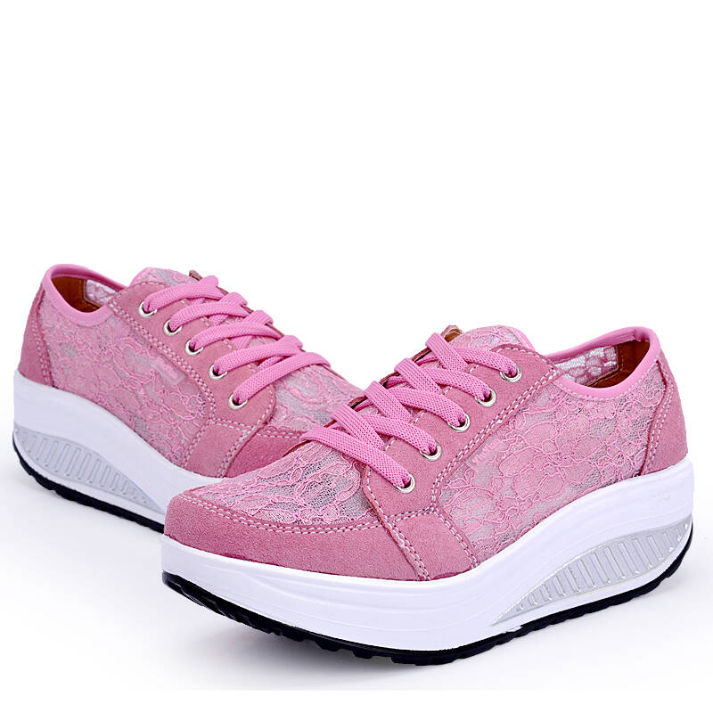 品舞 减肥鞋 女摇摇鞋 内增高走脂鞋 瘦腿鞋 运动松糕瘦身瘦腿厚底