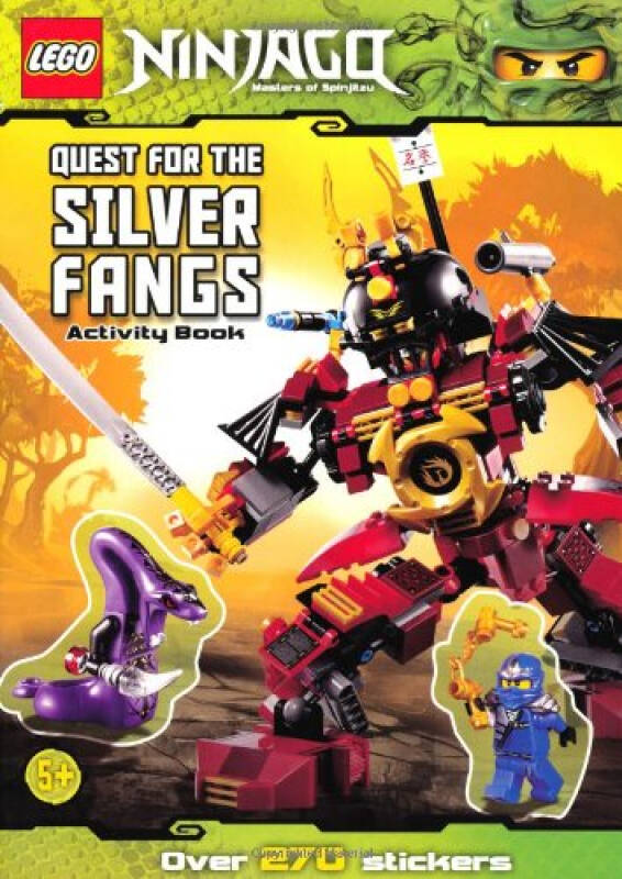 lego ninjago: quest for the silver fangs sticker activity 樂高