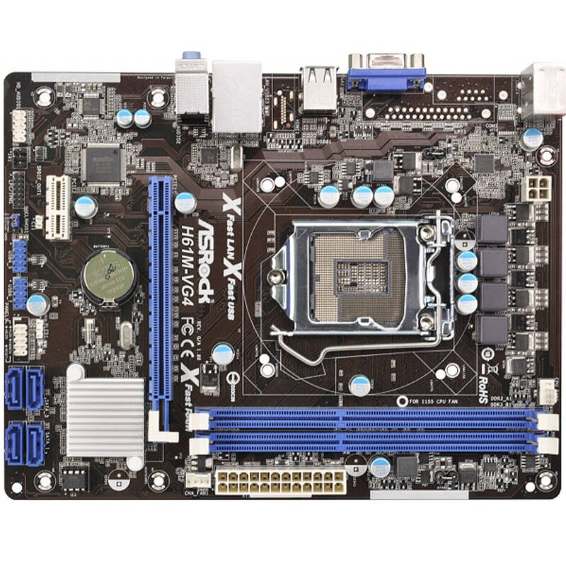 华擎(asrock)h61m-vg4 主板(intel h61/socket 1155 自营