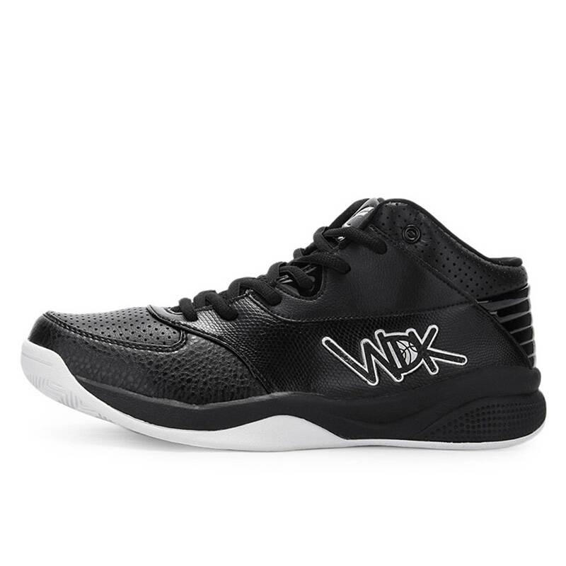 鸿星沃登卡 男士 超纤/三层网/md 篮球鞋 l91616m 黑白 44