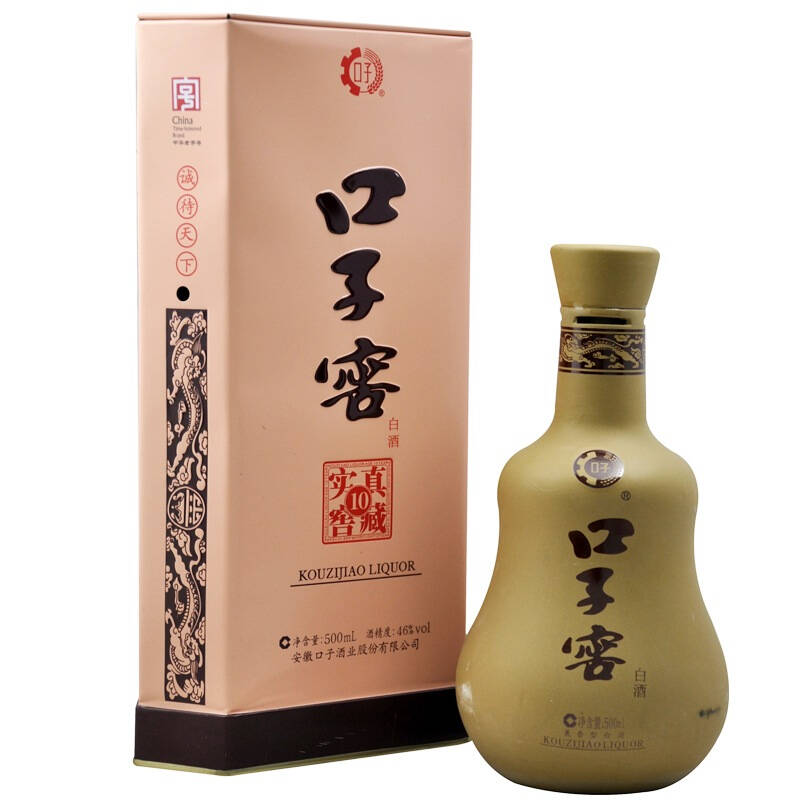 口子窖十年真藏46度 500ml 自营