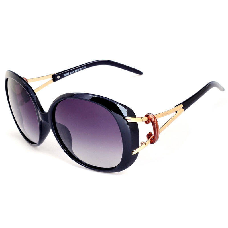 柯蒂斯(curtis)偏光太阳镜女款防晒大框修脸墨镜女士驾驶镜眼镜3008 c