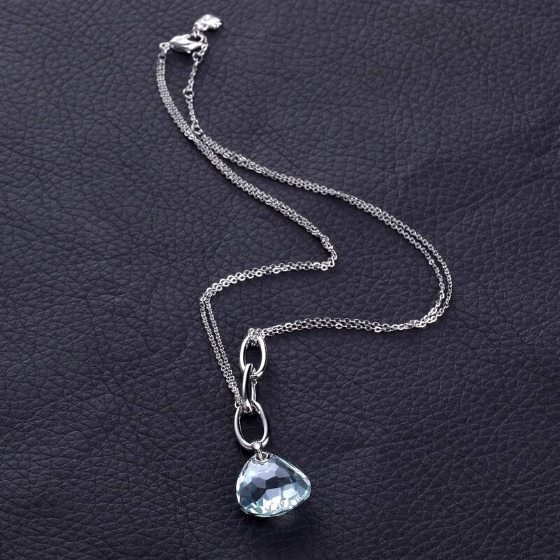 swarovski 施华洛世奇 淡蓝色水滴形项链吊坠 1169485