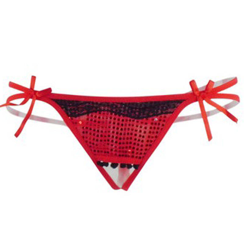 夜火 性感开档 丁字裤 浴火凤凰 红色 均码 1149