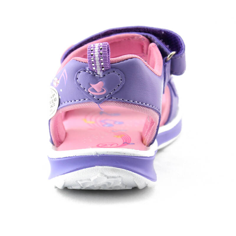 帮登童鞋2013年最新款小童女鞋时尚沙滩凉鞋bg603329 紫色 28