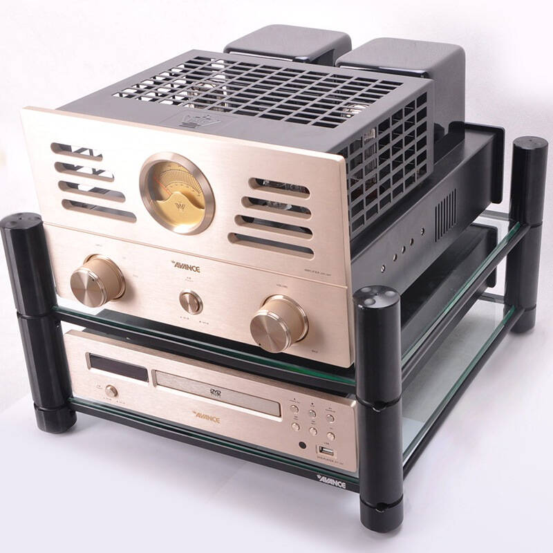 皇冠(avance) adv-180 cd/dvd播放机 迷你组合音响 (红胡桃木色)