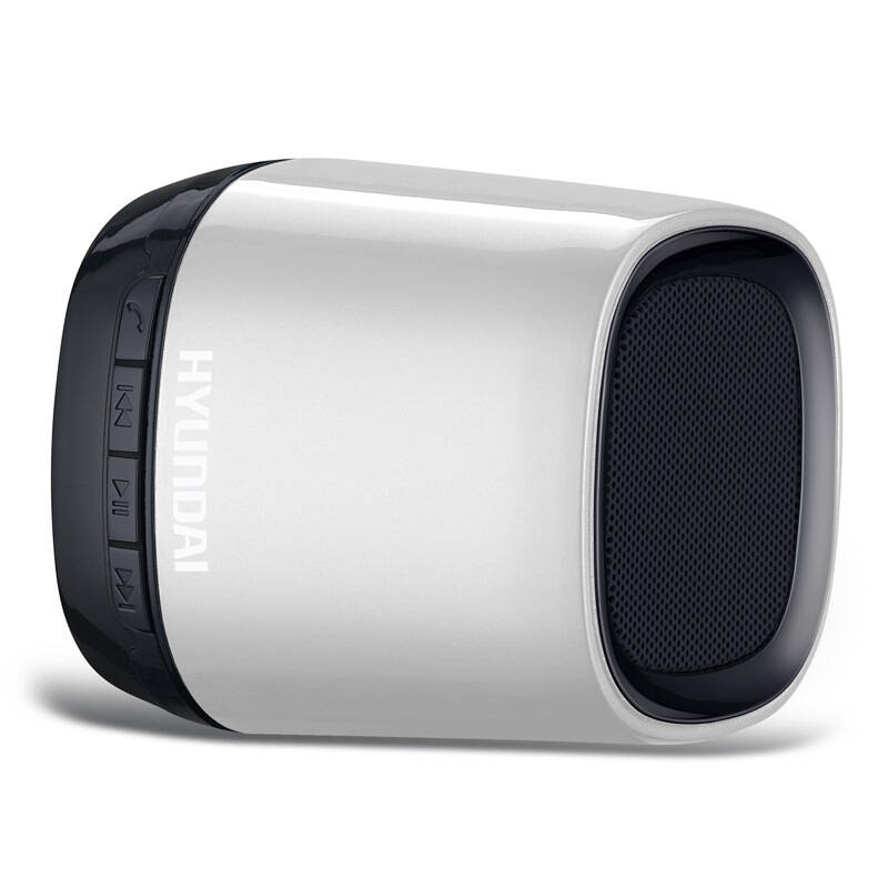 现代(hyundai) i80(银) 无线蓝牙音箱 语音通话 tf插卡 语音提示 来电