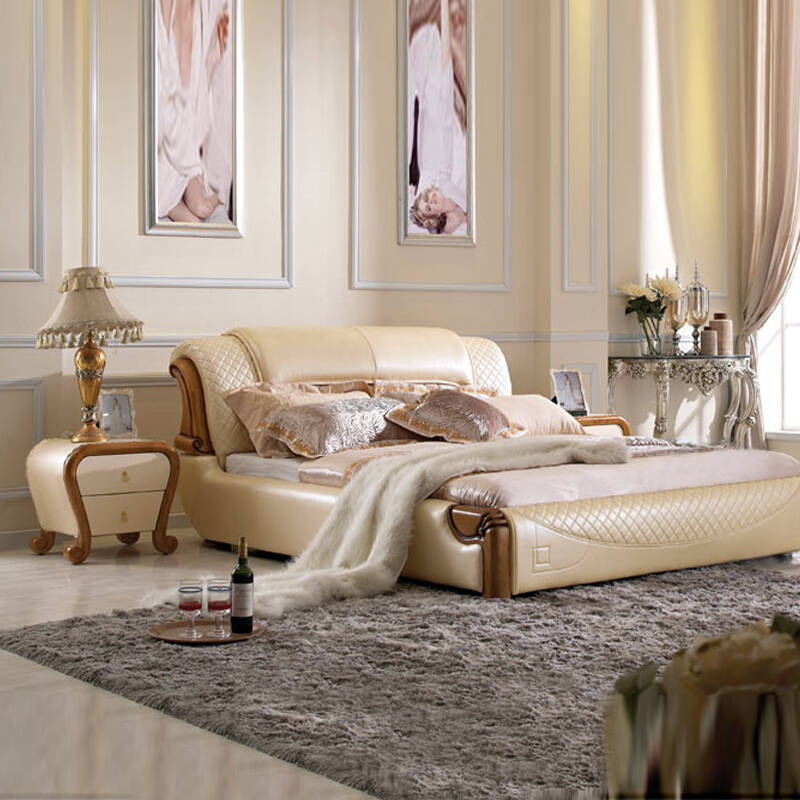 8米 特价 实木太子床婚床储物品牌d93 1.8*2m