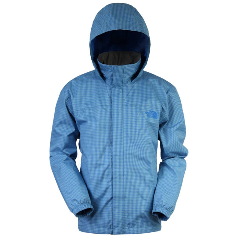 乐斯菲斯the north face北面男款户外冲锋衣a0er 浅蓝色h3s s