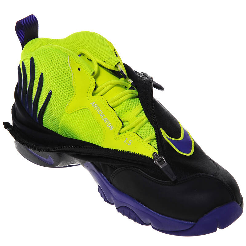 耐克nike 加里佩顿 男子气垫篮球鞋 616772 616773 黑紫616772-003 42