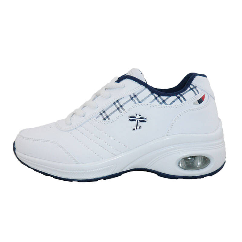 台湾红蜻蜓企业女鞋 青少年运动鞋 内增高 热卖专柜同步 白蓝 37