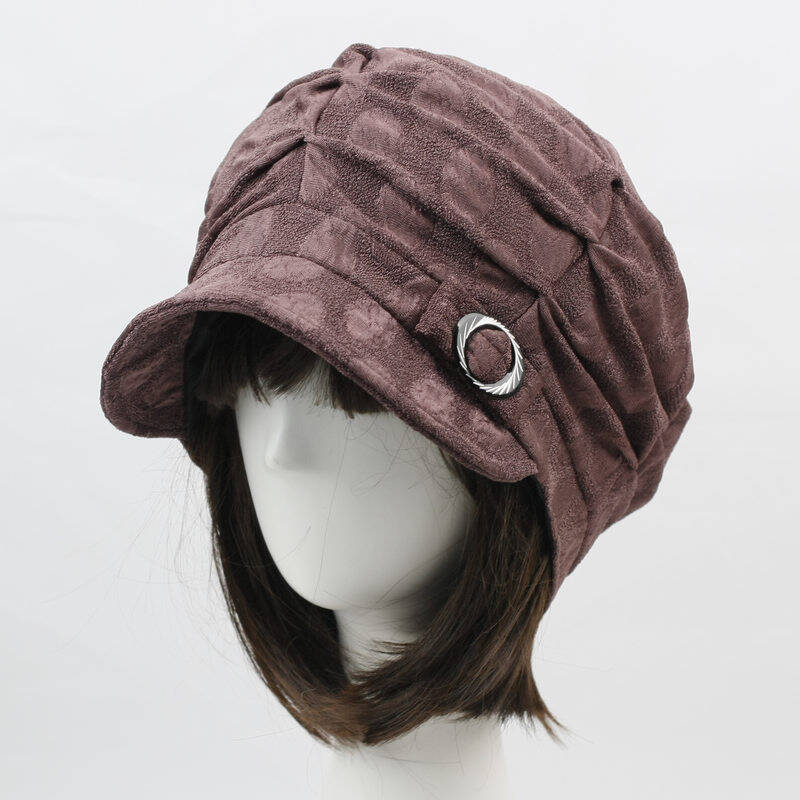 baiyun春秋防风沙中老年女士妈妈奶奶贝雷帽子八角帽报童帽画家帽m346