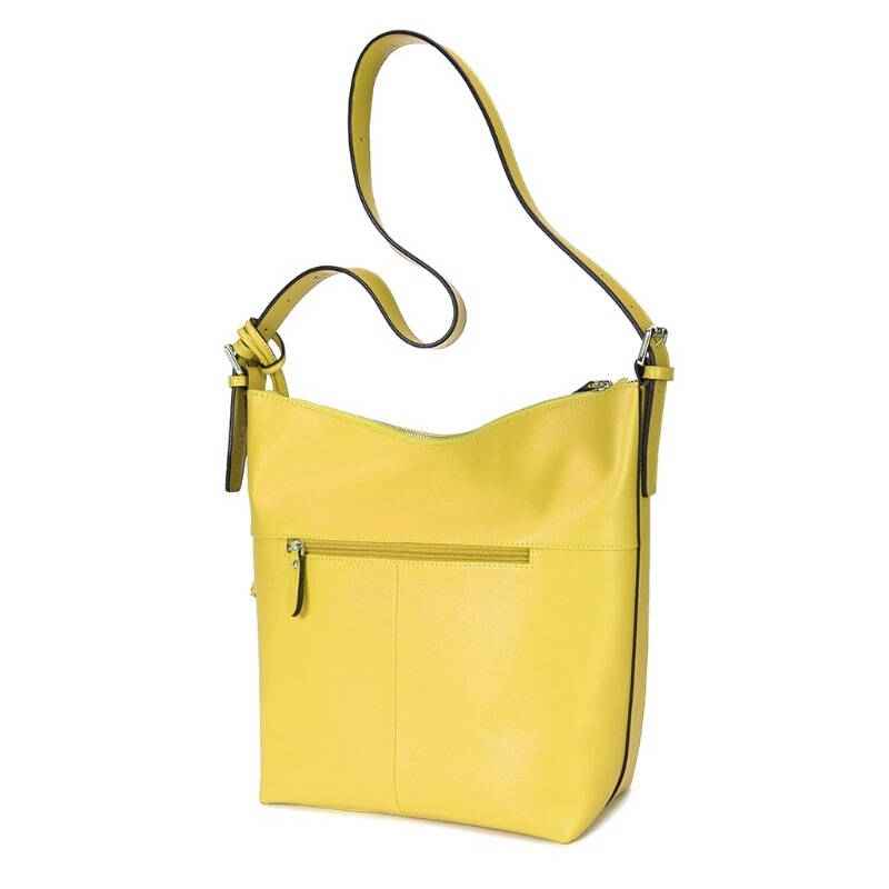 麦包包dudu 悦行系列牛皮女士单肩斜挎包黄色1311004803