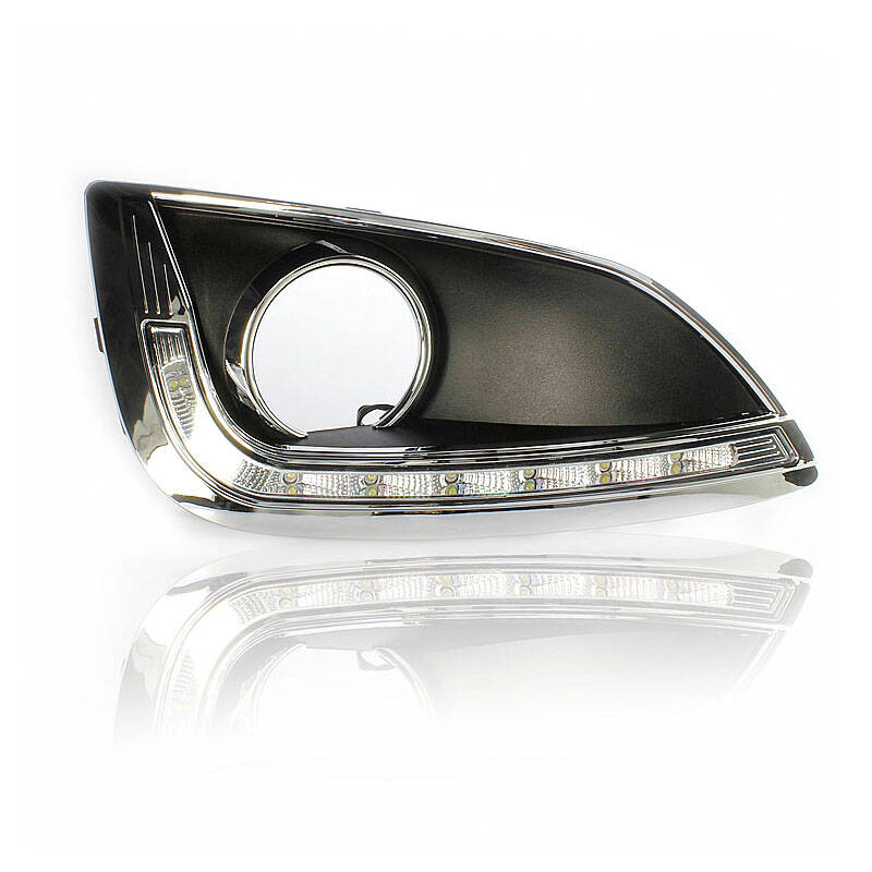 佑易 现代ix35专用led日行灯 原车雾灯改装 日间行车灯 大功率高亮