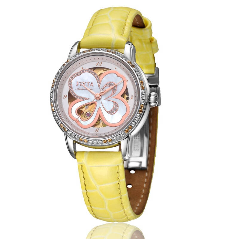 fiyta飞亚达 摄影师系列机械四叶草女表 dla8362.wwsd 京东自营