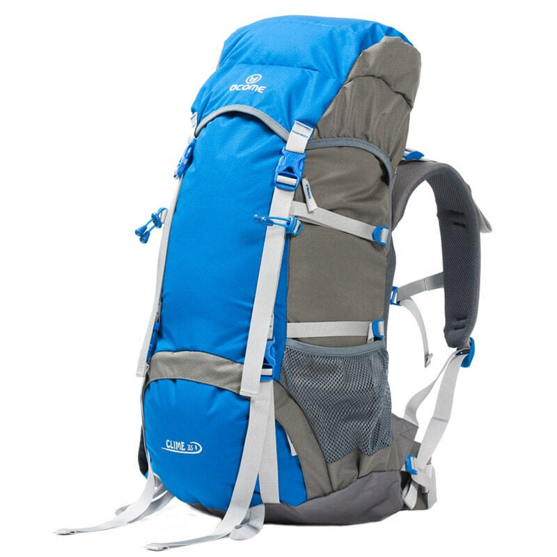 阿珂姆acome 户外背包双肩包登山徒步包 aa131b0105 clime 35l宝蓝色