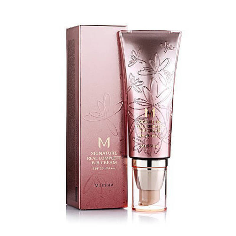 谜尚missha魅力幻金凝彩至真嫩白柔护bb霜 spf25/pa [45g] 21号