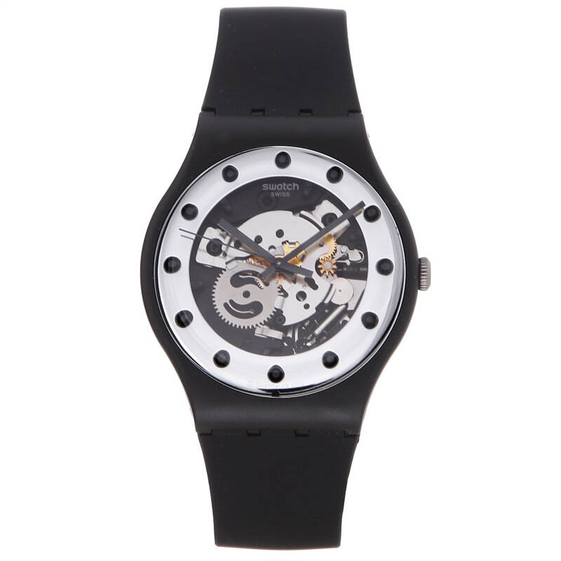 斯沃琪swatch 原创系列石英中性表 银魅 suoz147