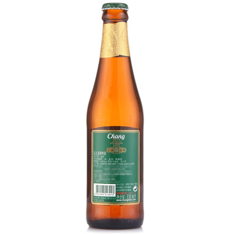 象牌(chang) 泰国 进口啤酒330ml*6 瓶
