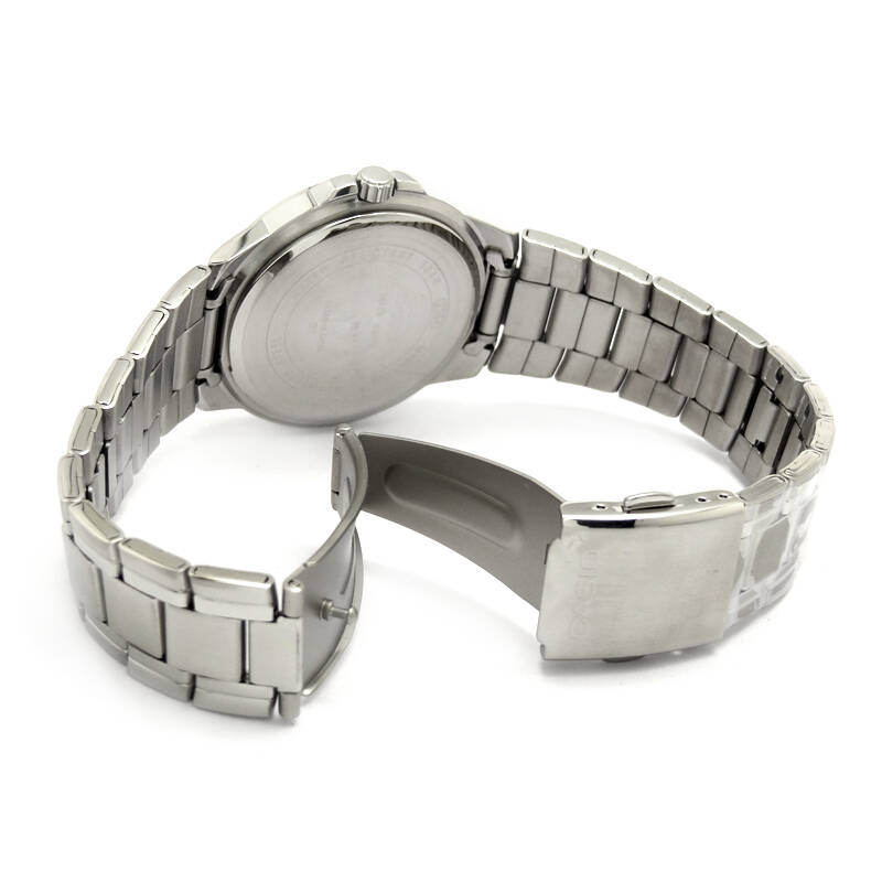 卡西欧casio腕表 带日历钢带防水石英男表 mtp-1330d-1a