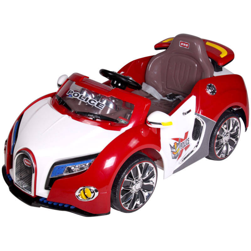 2014新款好来喜儿童电动车 四轮可坐遥控电动汽车 蓝色