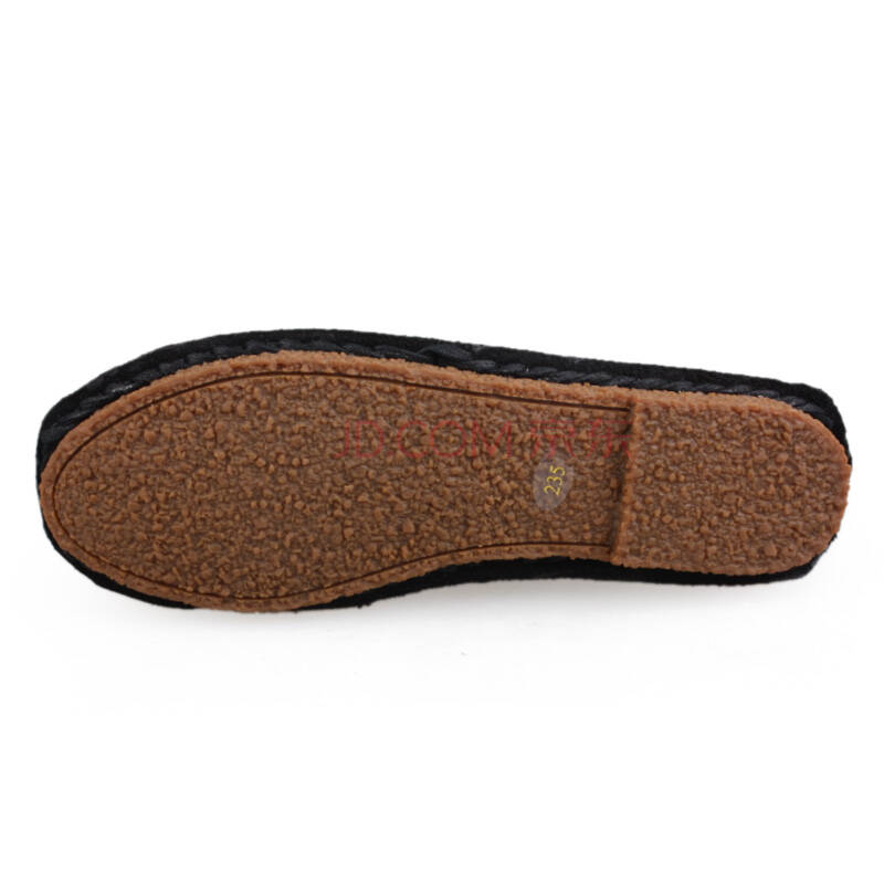 baitushi柏图仕 柔软舒适牛皮 时尚甜美蝴蝶结女单鞋wr131028 黑色 36