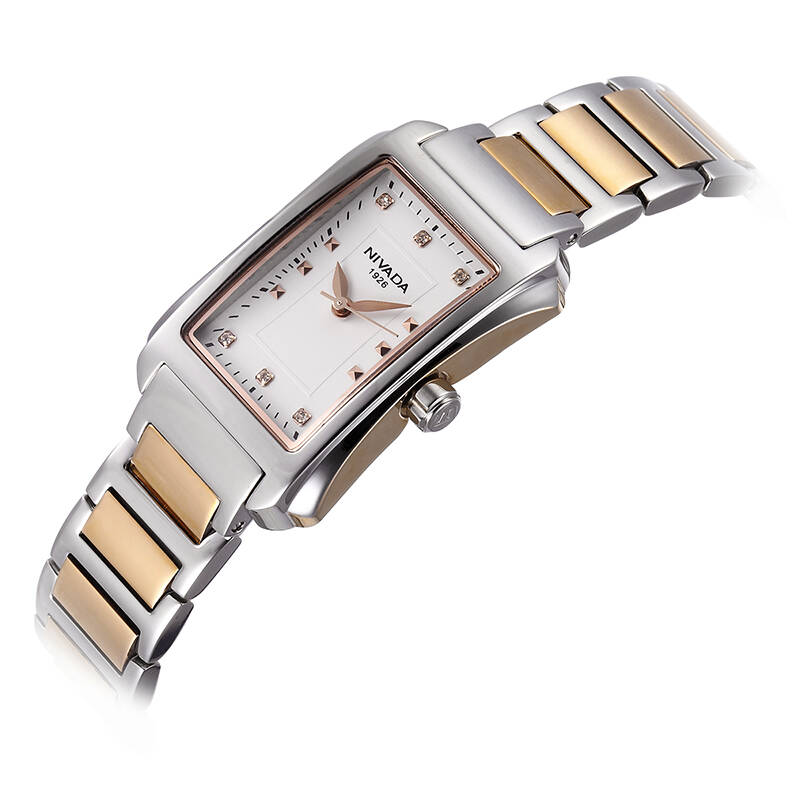 nivada 尼维达 时尚典雅不锈钢带表石英表女表 lq1008 lq1008-161614