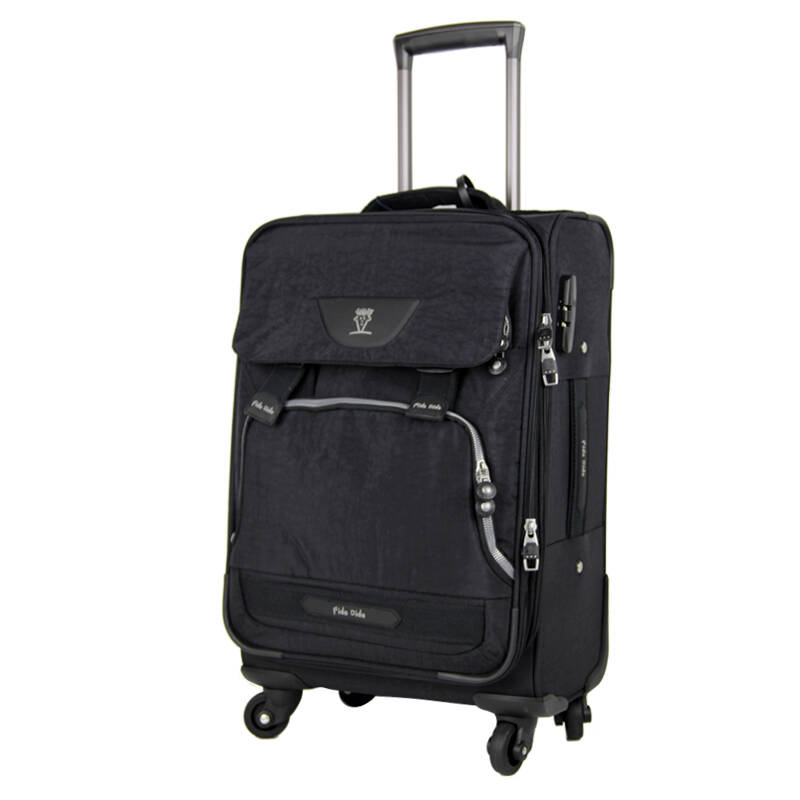 美国菲都狄都fidodido户外拉杆行李箱万向轮旅行托运箱 黑色 25寸