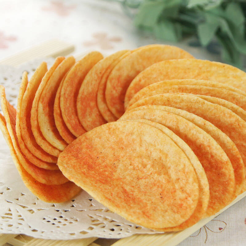 墨西哥lays乐事薯片烧烤味155.9g*2罐 富盛庄园