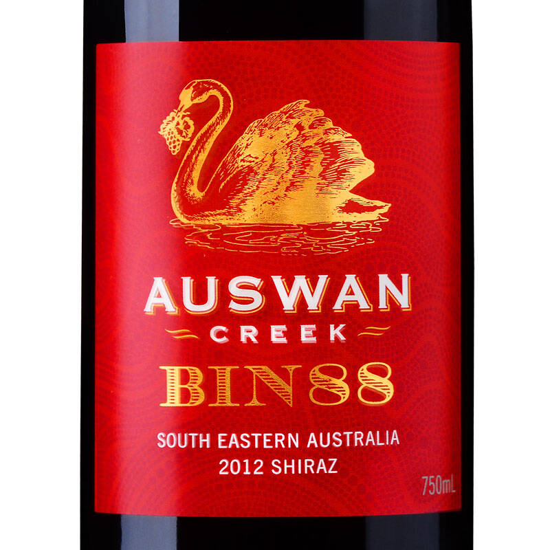 【品尚红酒】澳洲天鹅庄bin88红葡萄酒 红酒礼盒 澳大利亚东南澳产区