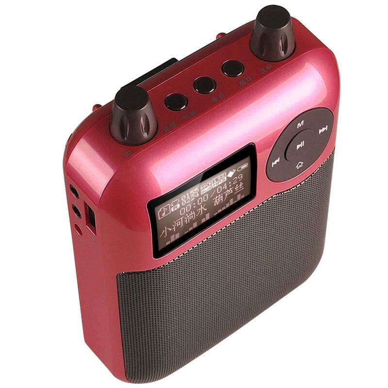 朗琴(royqueen) k600 多功能扩音器 移动电源 充电宝 烈焰红