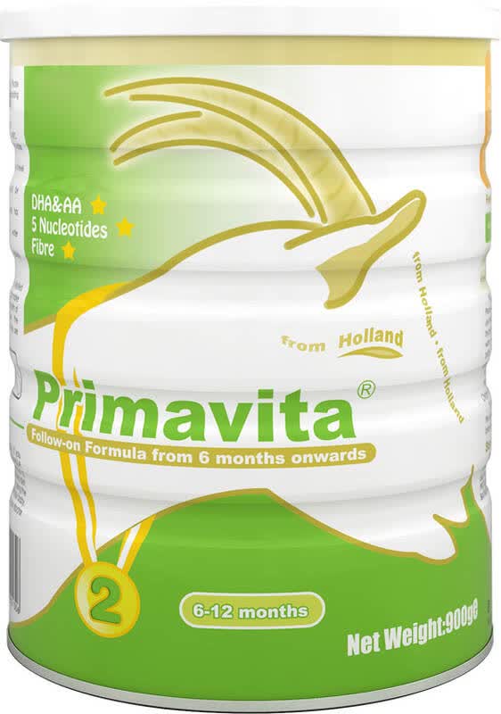 康维多primavita金装较大婴儿配方羊奶粉900g 2段荷兰原装进口