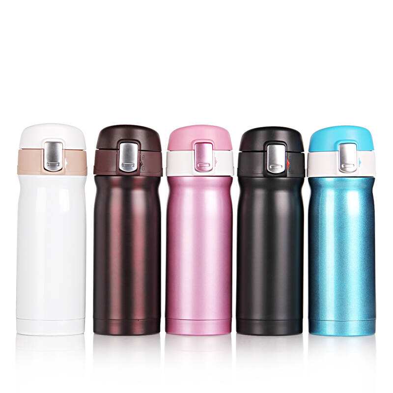 天喜tianxi男士旅行车载锁扣真空不锈钢保温杯保温瓶tbb-20 咖啡色450