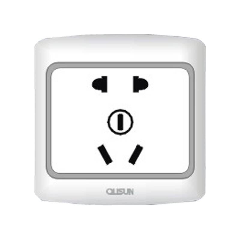 乔森家居电工电器a6雅典插座系列新年特惠直降 10a二三极插座