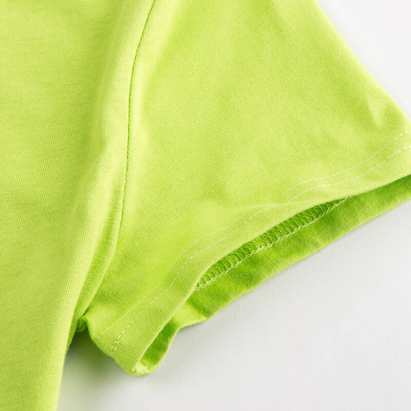 纯色t恤夏装短袖2014新款儿童休闲韩版纯棉宝宝t恤 lxfa178072荧光绿