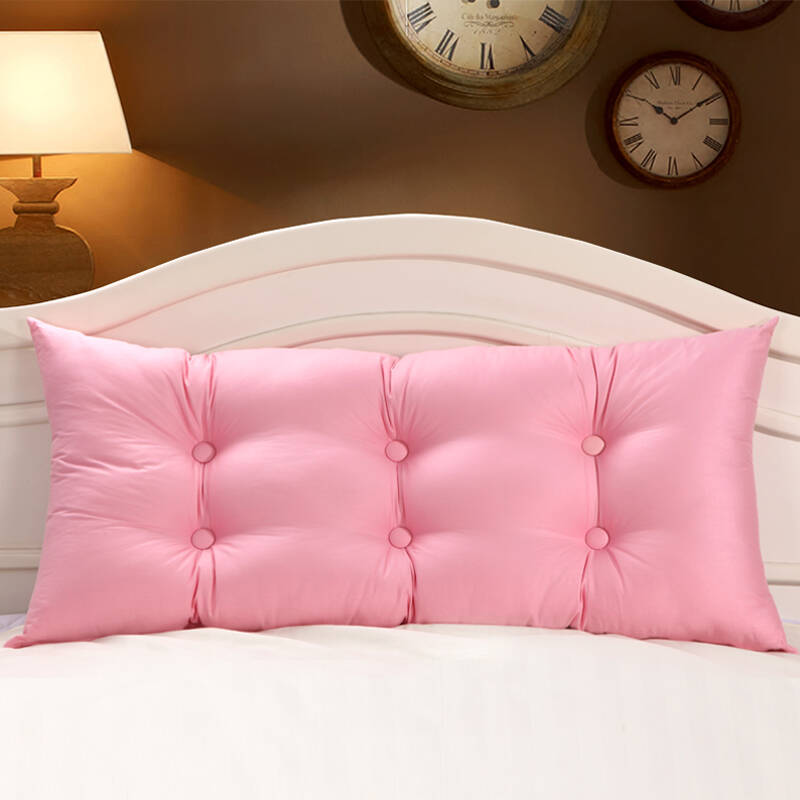 蝶夏家纺 全棉 韩版 床上 沙发 大靠垫 双人长靠枕 抱枕 韩式 床头 大